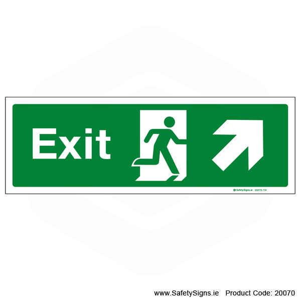 Exit SG103 Arrow Up Right - 20070