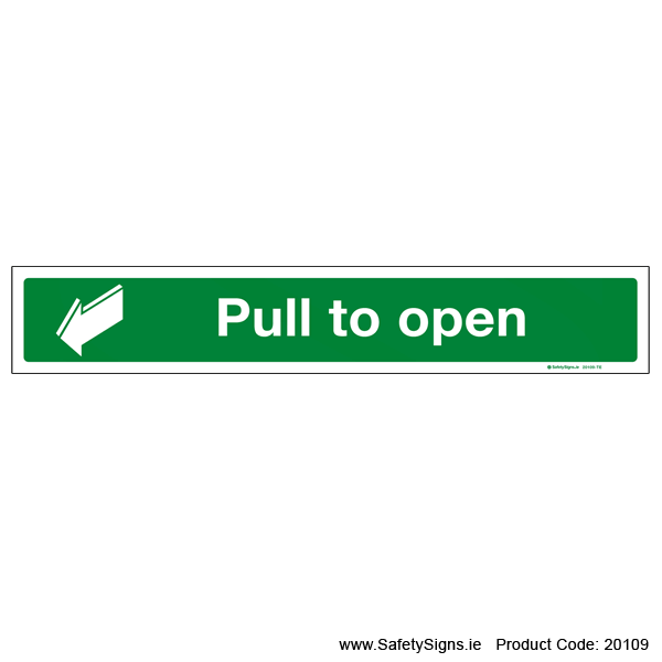 Pull to Open - 20109