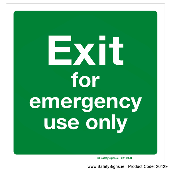 Emergency Exit - 20129