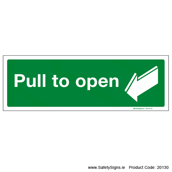 Pull to Open - 20130