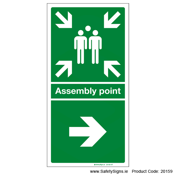 Assembly Point Arrow Right - 20159
