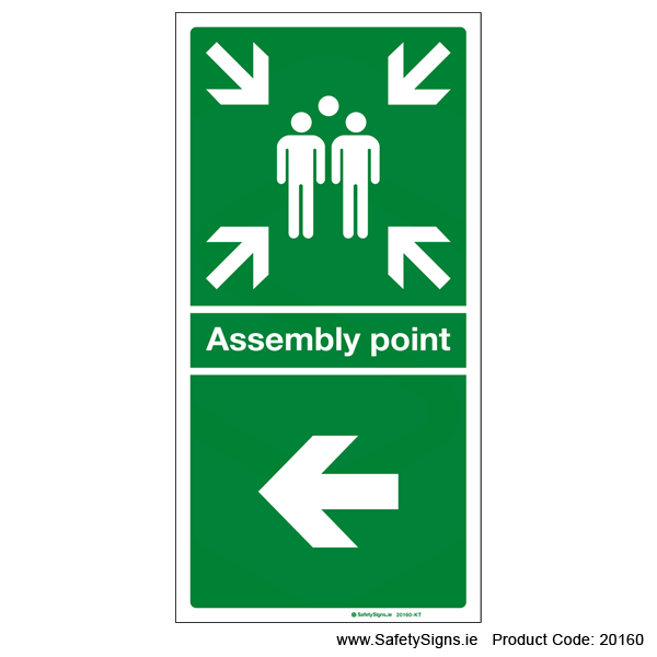 Assembly Point Arrow Left - 20160