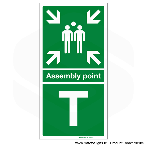 Fire Assembly Point SG304 - Letters P to T