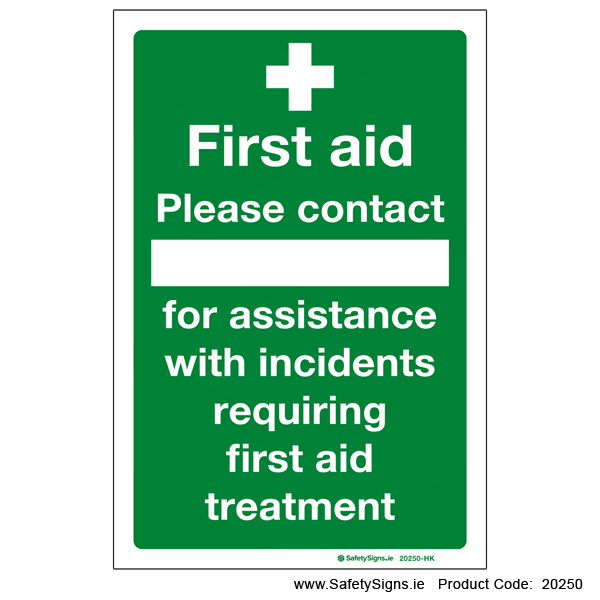 First Aid Contact - 20250