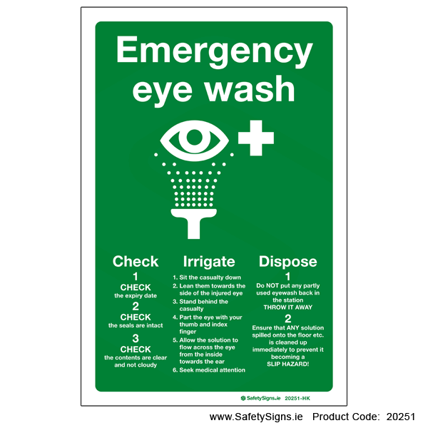 Emergency Eye Wash - 20251