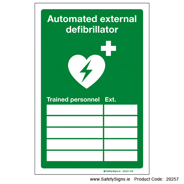 Automated External Defibrillator - 20257