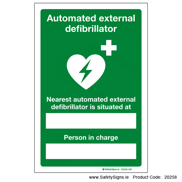 Automated External Defibrillator - 20258