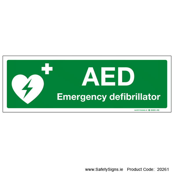 AED Emergency Defibrillator - 20261