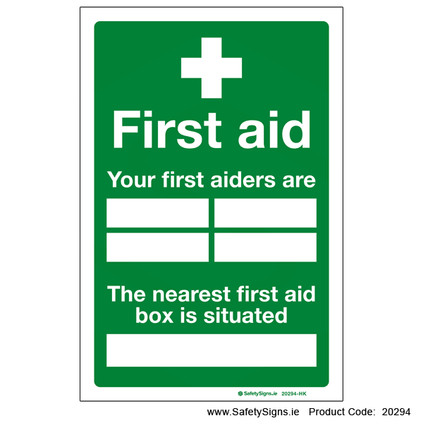 First Aid - 20294