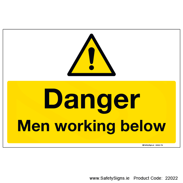 Men Working Below - 22022