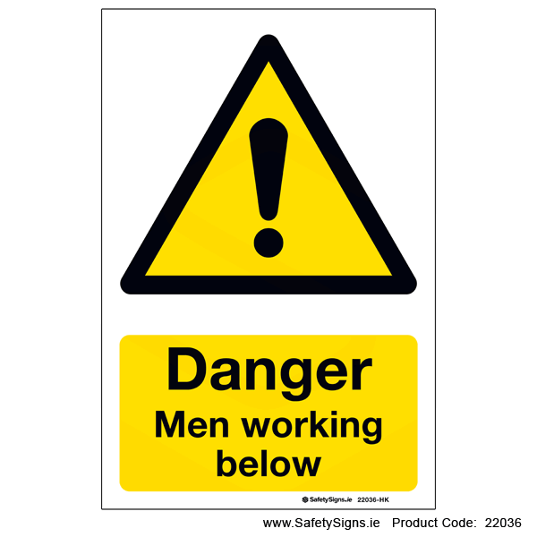 Men Working Below - 22036