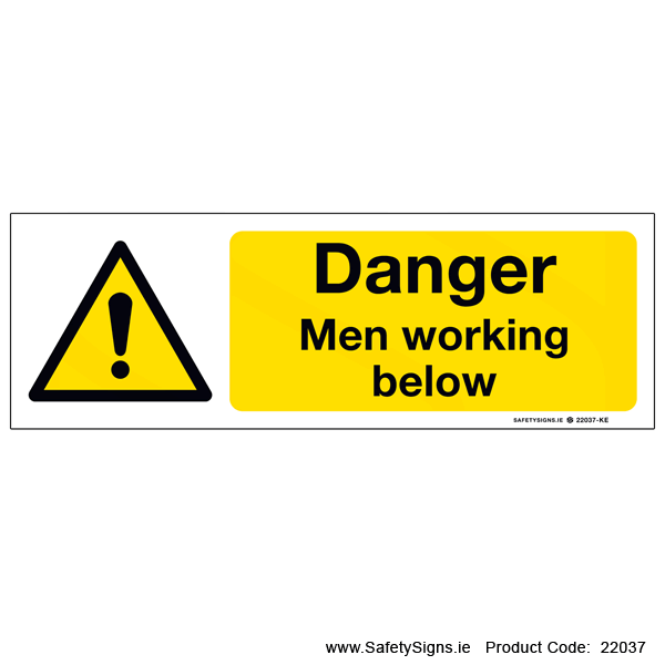 Men Working Below - 22037