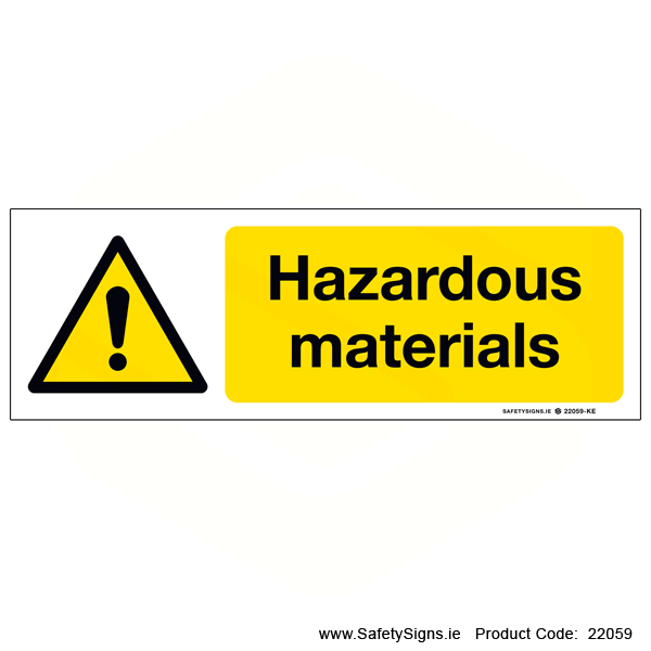 Hazardous Materials  - 22059