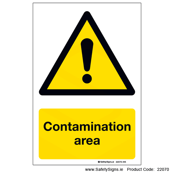 Contamination Area - 22070