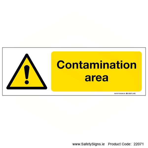 Contamination Area - 22071