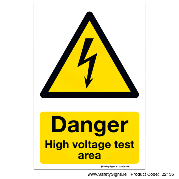 High Voltage Test Area - 22136