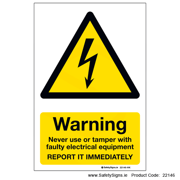 Tamper Warning - 22146