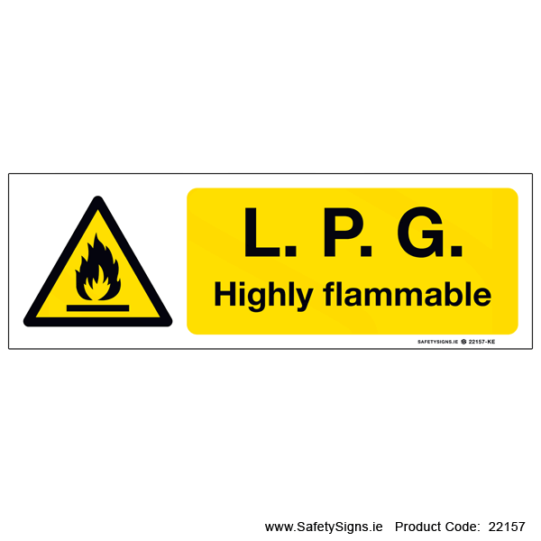 LPG Highly Flammable - 22157