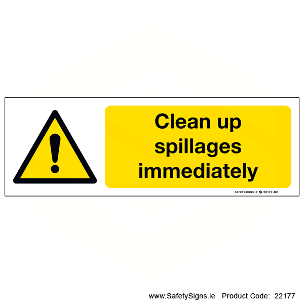 Clean Up Spillages - 22177