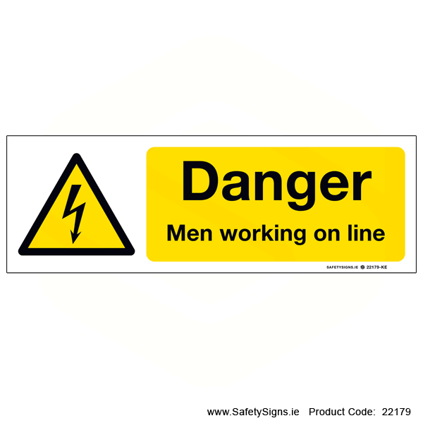 Men Working on Line - 22179
