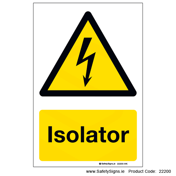Isolator - 22200
