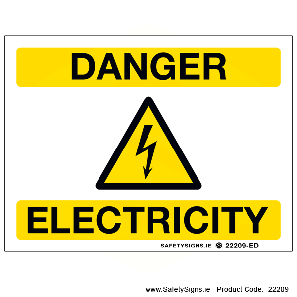 Danger Electricity - 22209