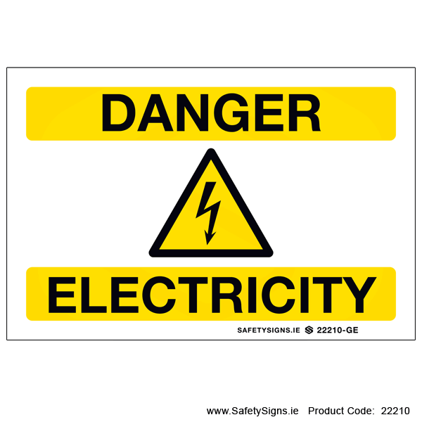 Danger Electricity - 22210