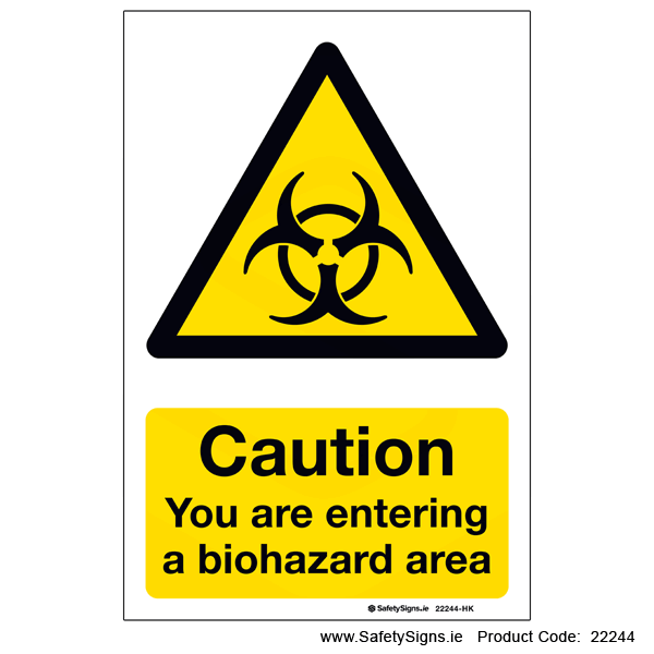 Biohazard Area - 22244