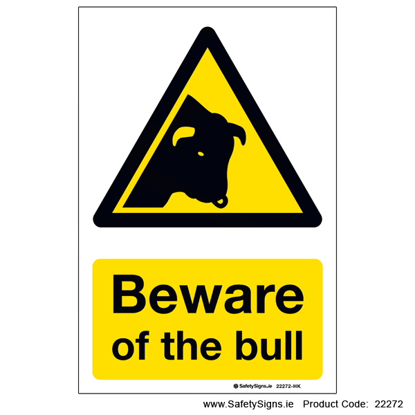 Beware of the Bull - 22272