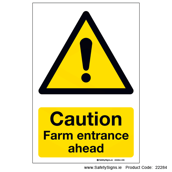 Farm Entrance Ahead - 22284