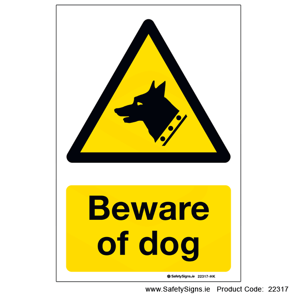 Beware of Dog - 22317