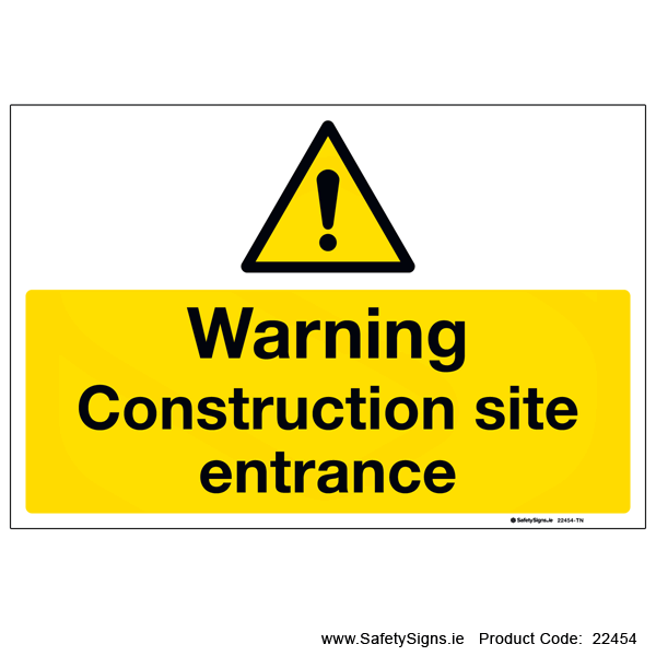 Construction Site Entrance - 22454