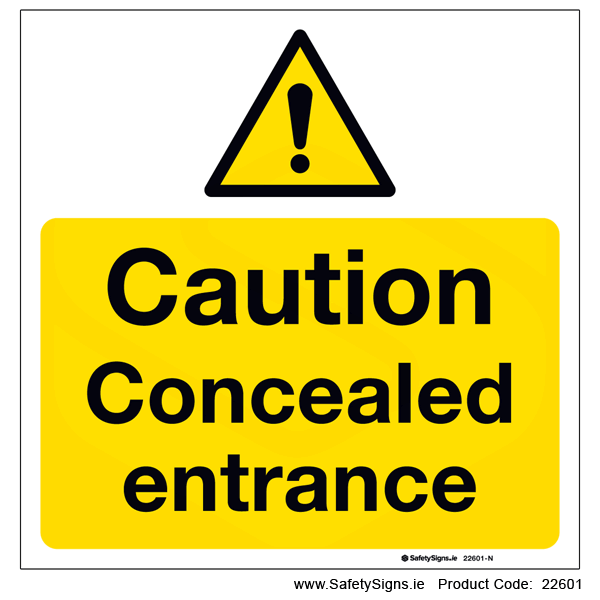 Concealed Entrance - 22601