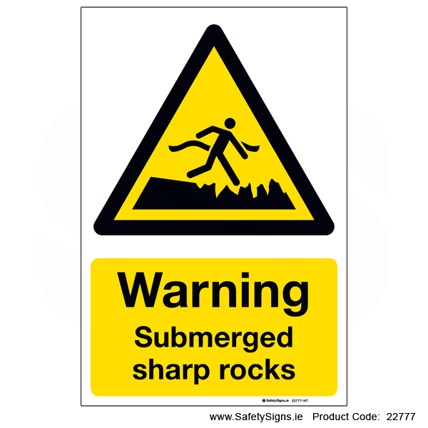 Submerged Sharp Rocks - 22777
