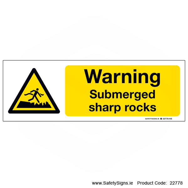 Submerged Sharp Rocks - 22778