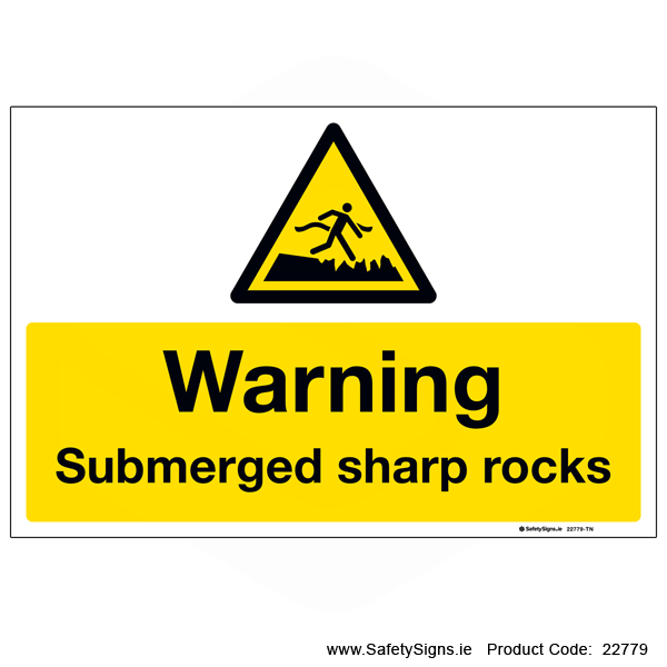 Submerged Sharp Rocks - 22779