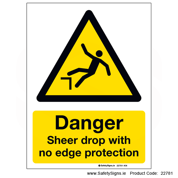 Sheer Drop No Edge Protection - 22781