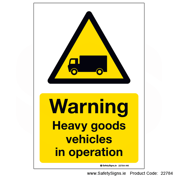 Heavy Goods Vehicles in Operation - 22784