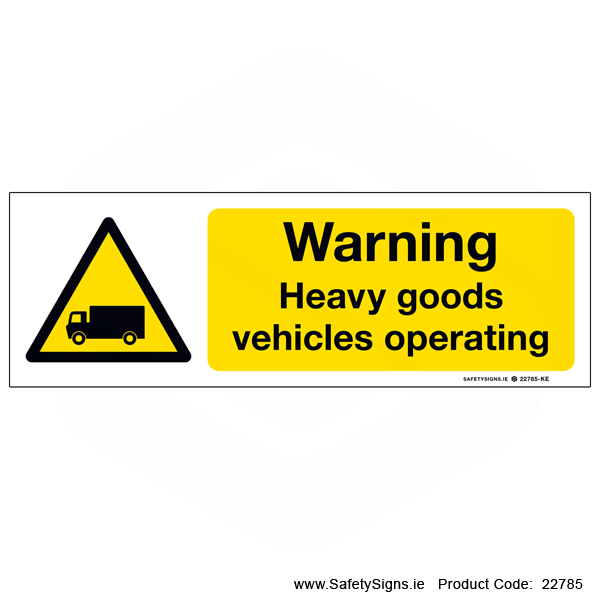 Heavy Goods Vehicles Operating - 22785