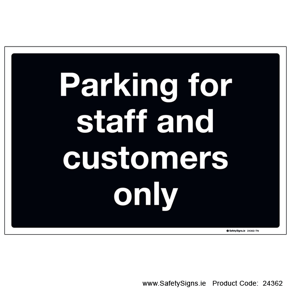 Parking for Staff and Customers - 24362