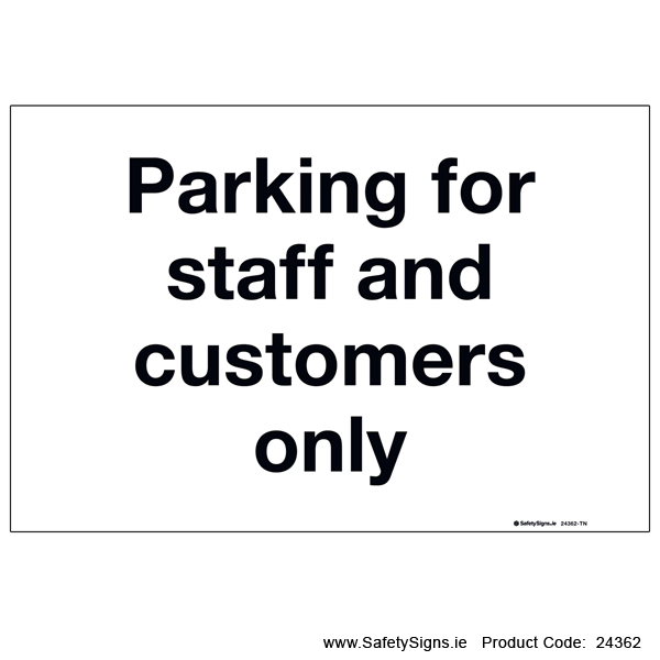 Parking for Staff and Customers - 24362