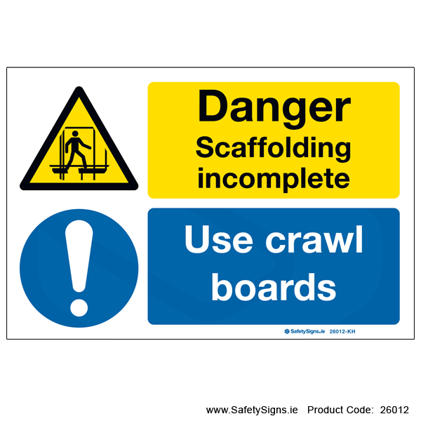 Scaffolding Incomplete - Use Crawl Boards - 26012