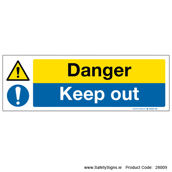 Danger Keep Out - 28009