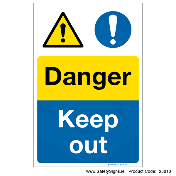 Danger Keep Out - 28010