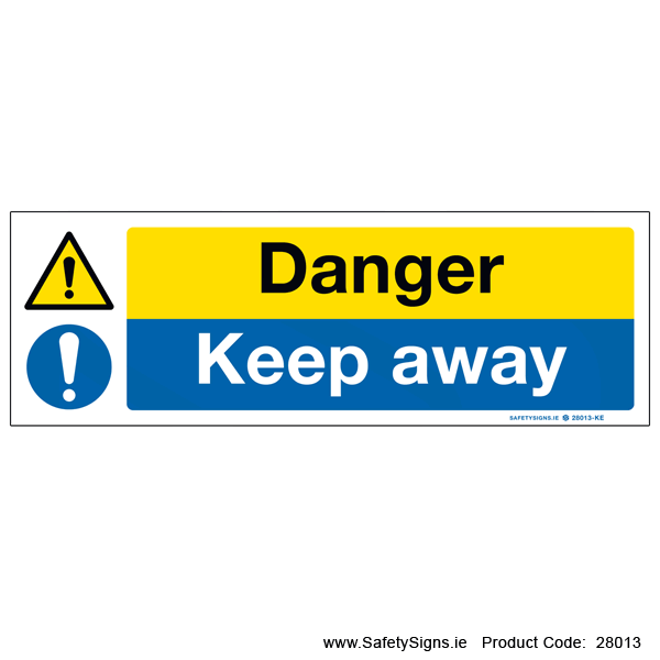 Danger Keep Away - 28013