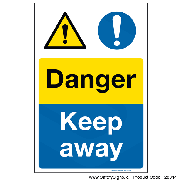 Danger Keep Away - 28014