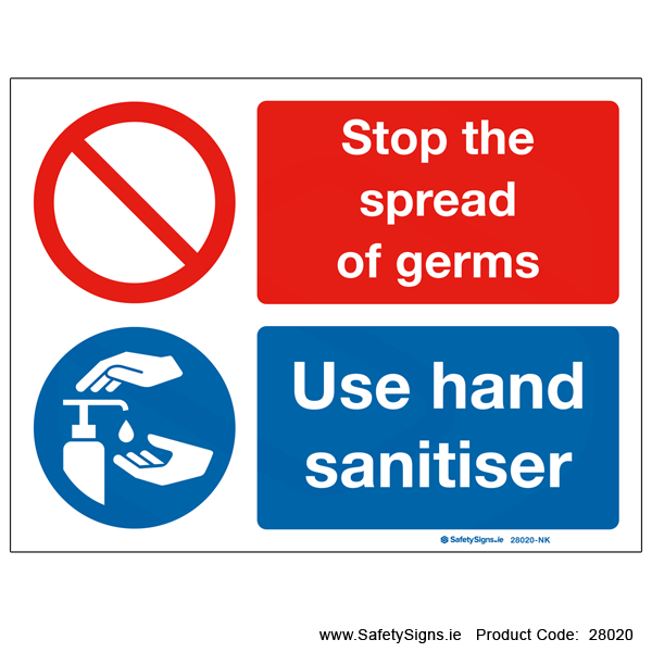 Use Hand Sanitiser - 28020