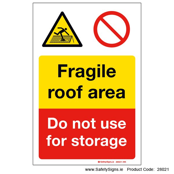 Fragile Roof Area - 28021