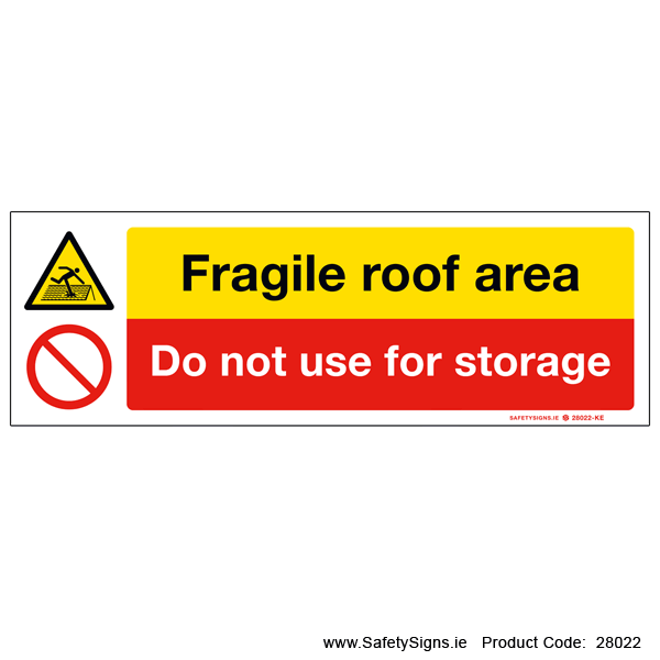 Fragile Roof Area - 28022