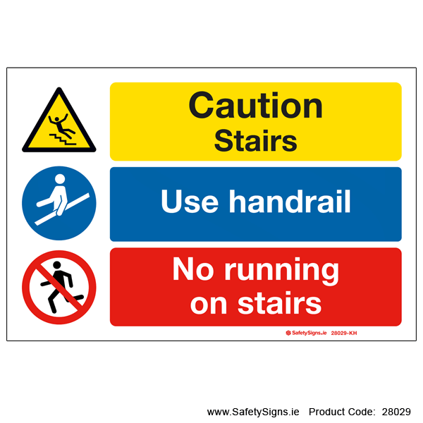 Stairs Use Handrail - 28029